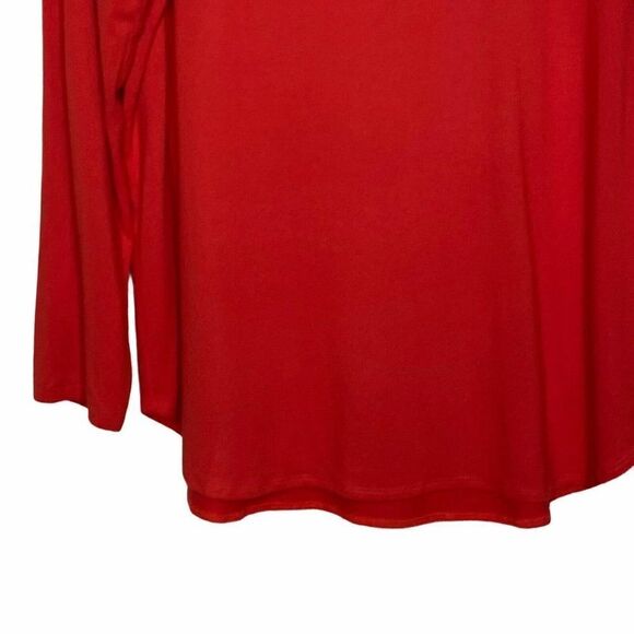 Eileen Fisher Long Sleeve Pullover Top Stretchy - Picture 3 of 8